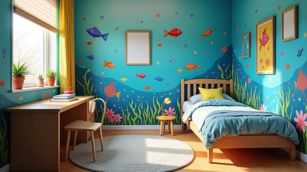 Transformez la chambre de votre garçon avec un papier peint unique