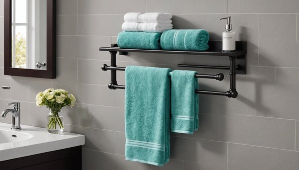 Porte serviette mural : style et fonctionnalité pour votre bain